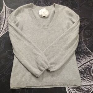 Gray Sweater 100% Cashmere